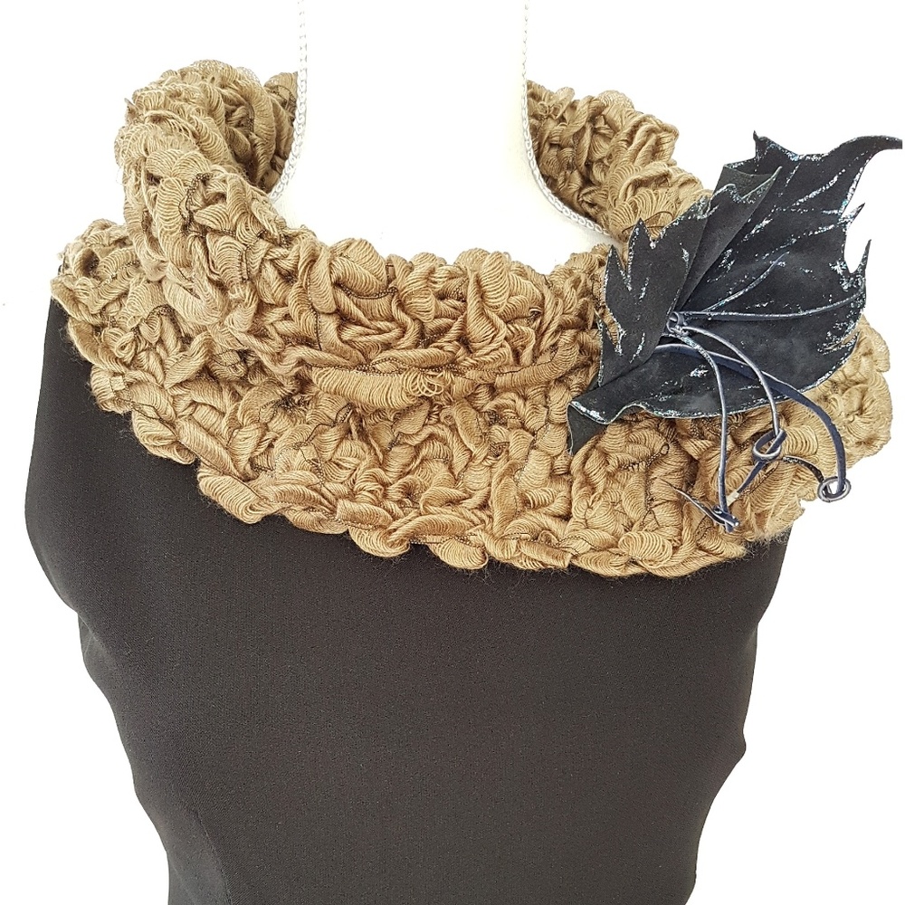 NWOT Brown Scarf
